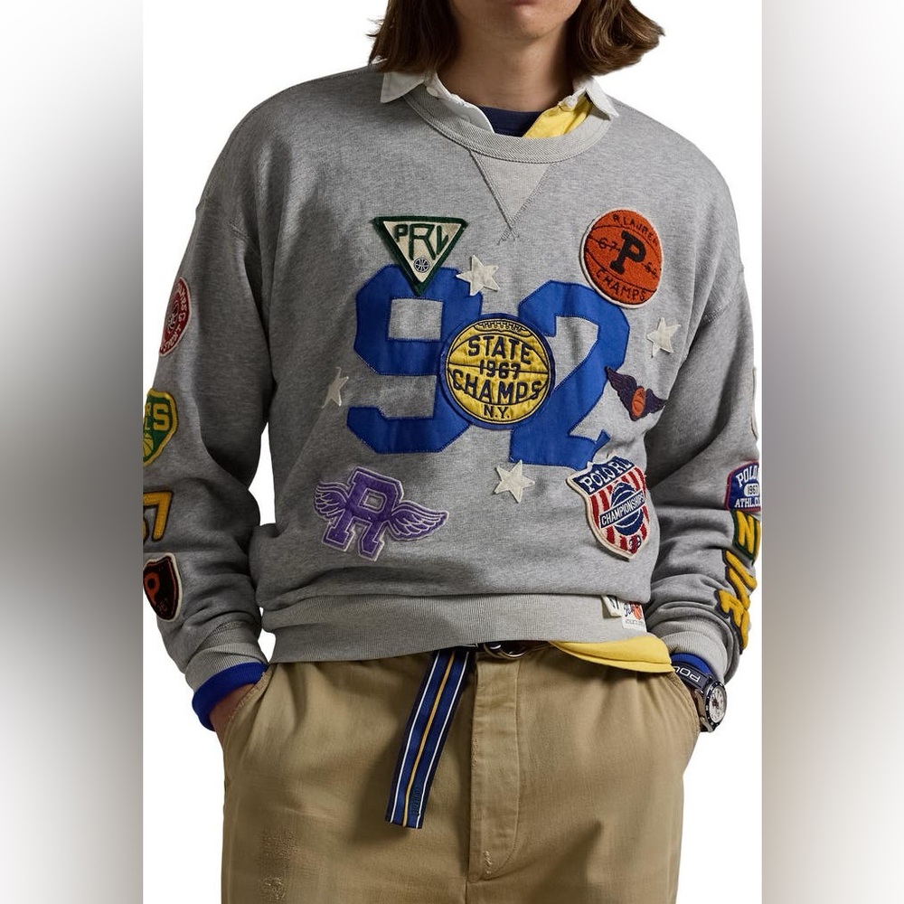 Polo Ralph Lauren Basketball Appliqué Graphic Sweatshirt limited edition